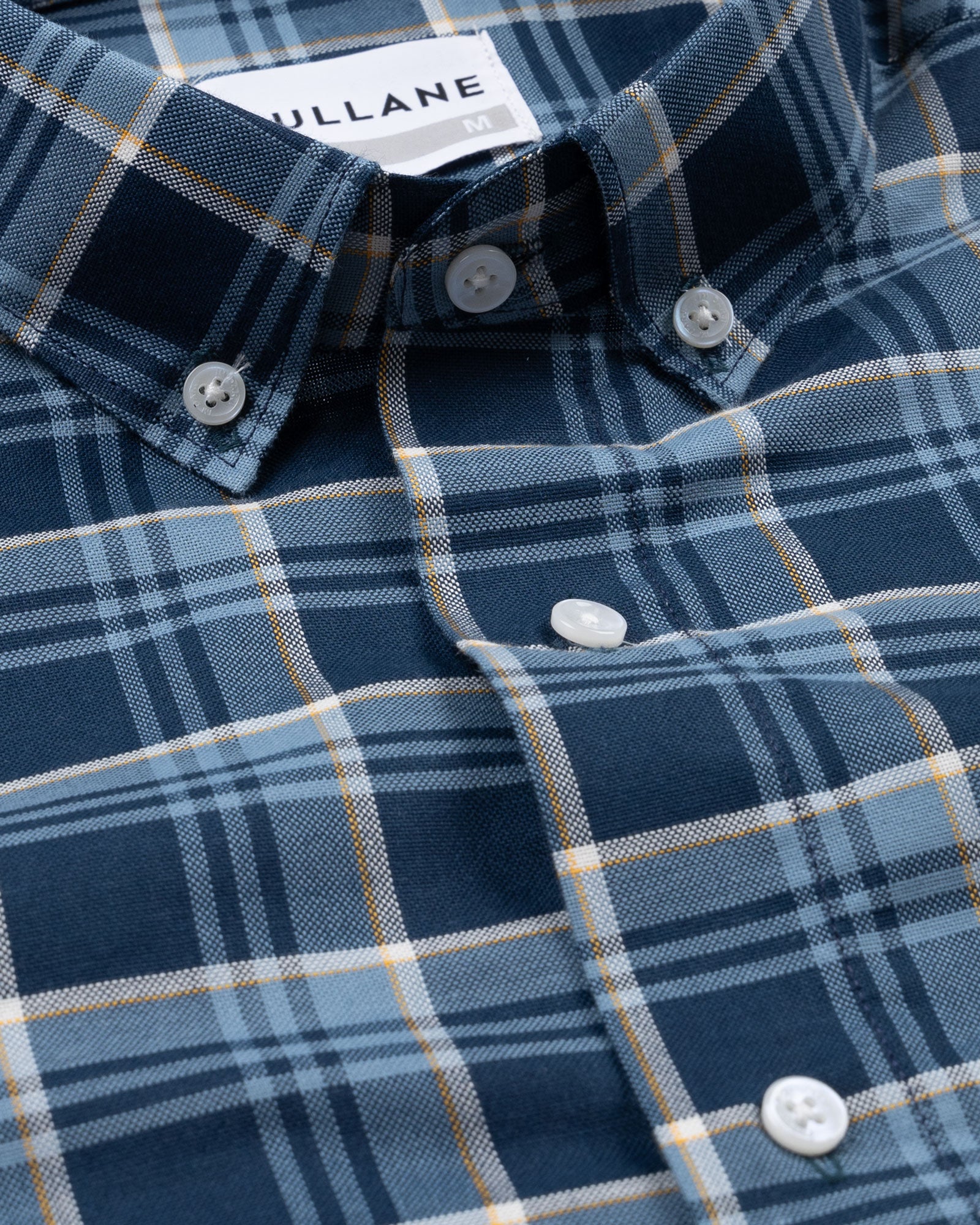 Murcia Blue Cotton Checks Button Down Shirt