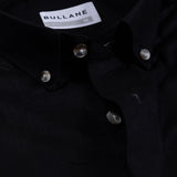Poist Black Linen Plain Button Down Shirt