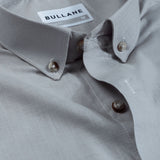 Poist Silver Linen Plain Button Down Shirt