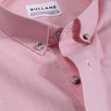 Poist Pink Linen Plain Button Down Shirt