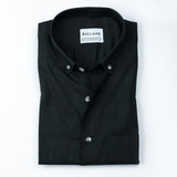 Poist Green Linen Plain Button Down Shirt