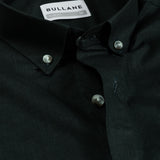 Poist Green Linen Plain Button Down Shirt