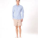 Brex Blue Premium Cotton Stripe Shirt - Bullane