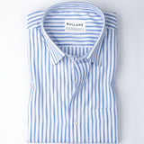 Brex Blue Premium Cotton Stripe Shirt