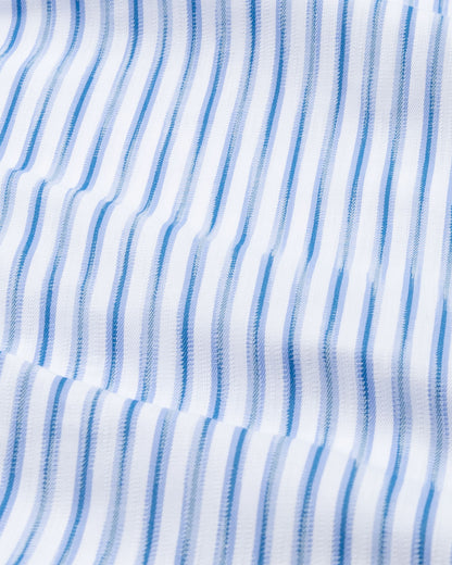 Brex Blue Premium Cotton Stripe Shirt