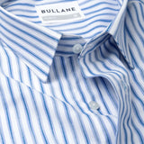 Brex Blue Premium Cotton Stripe Shirt