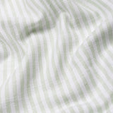 Siento Olive Linen Stripe Mandarin Shirt