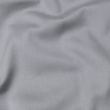 Luce Ash Grey Cotton Plain Mandarin Shirt