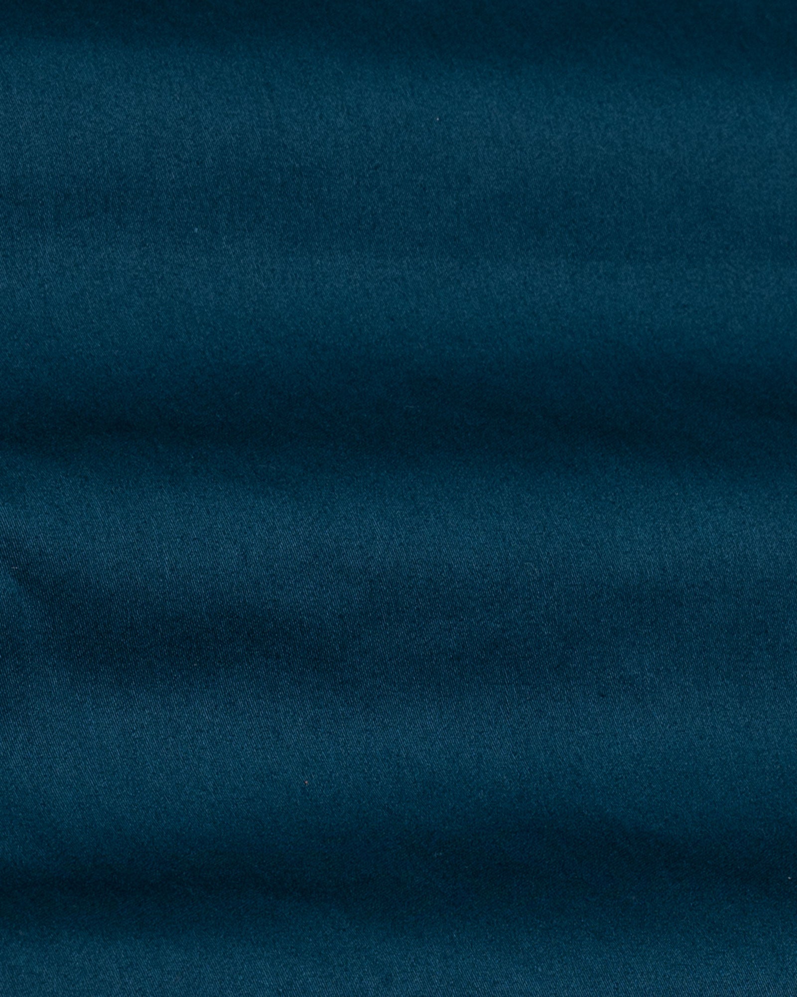 Luce Teal Cotton Plain Mandarin Shirt - Bullane