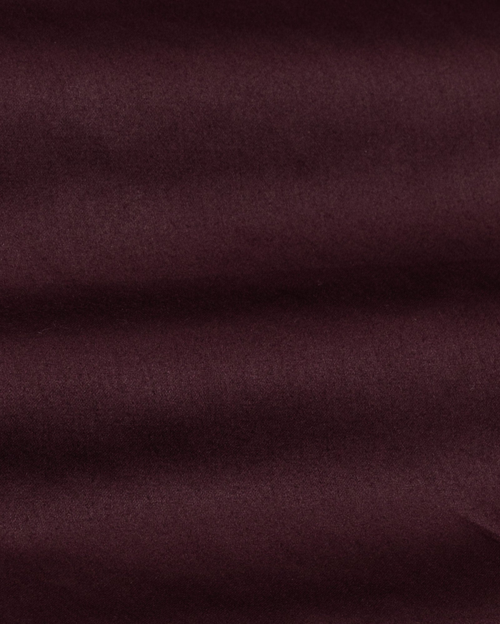 Luce Maroon Cotton Plain Mandarin Shirt - Bullane