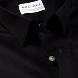 Benedict Black Cotton Plain Shirt