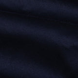 Benedict Navy Blue Cotton Plain Shirt
