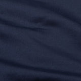 Benedict Navy Blue Cotton Plain Shirt