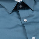 Benedict Grey Cotton Plain Shirt