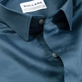Benedict Grey Cotton Plain Shirt
