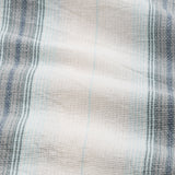 Clarion Green Cotton Stripe Mandarin Shirt