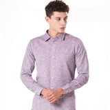 Neutonss Wine Linen Plain Shirt - Bullane
