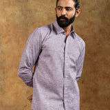 Neutonss Wine Linen Plain Shirt