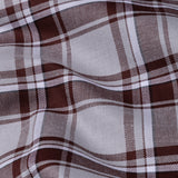 Murcia Maroon Cotton Checks Button Down Shirt