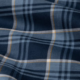 Murcia Blue Cotton Checks Button Down Shirt