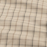 Senza Beige Cotton Checks Shirt