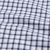 Senza White Cotton Checks Shirt