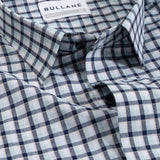 Senza White Cotton Checks Shirt