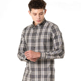 Senza Green Cotton Checks Shirt - Bullane