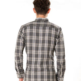 Senza Green Cotton Checks Shirt - Bullane