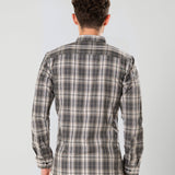 Senza Green Cotton Checks Shirt