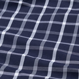 Senza Navy Blue Cotton Checks Shirt