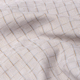Amster Brown Cotton Geometric Print Shirt