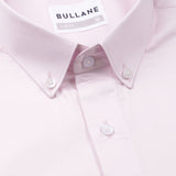 Zawro Pink Cotton Plain Button Down Shirt - Bullane