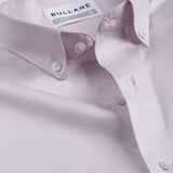 Zawro Pink Cotton Plain Button Down Shirt