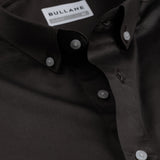Zawro Charcoal Grey Cotton Plain Button Down Shirt