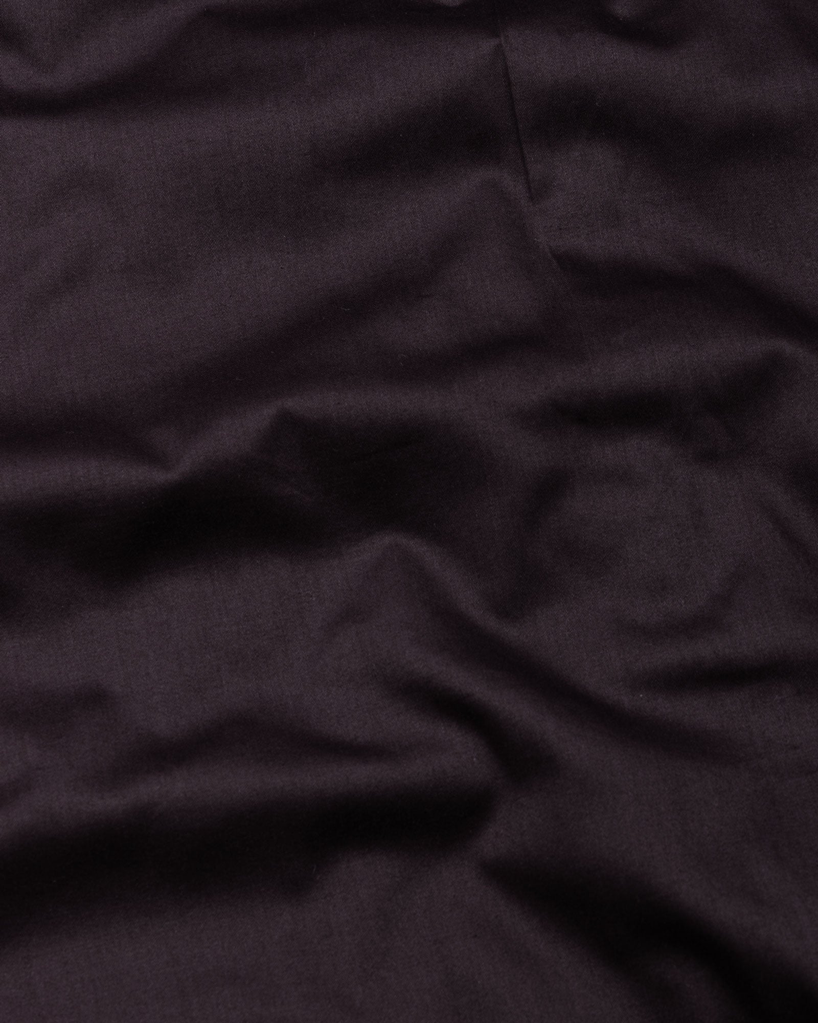 Zawro Purple Cotton Plain Button Down Shirt - Bullane