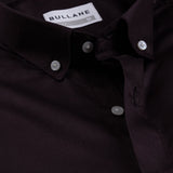 Zawro Purple Cotton Plain Button Down Shirt
