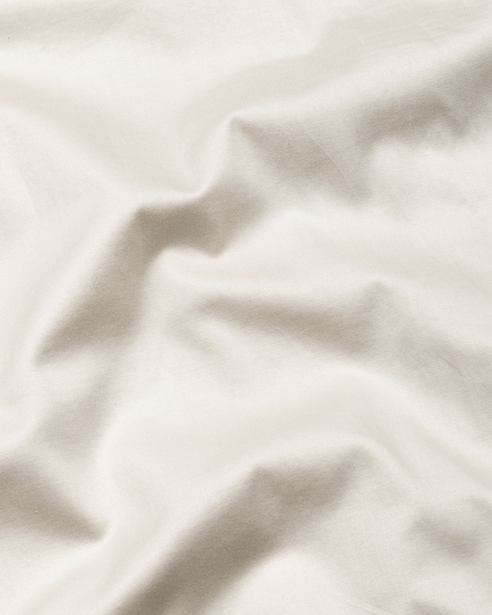 Zawro Cream Cotton Plain Button Down Shirt - Bullane