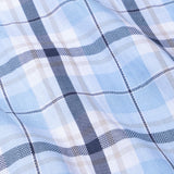 Karl Sky Blue Cotton Check Shirt