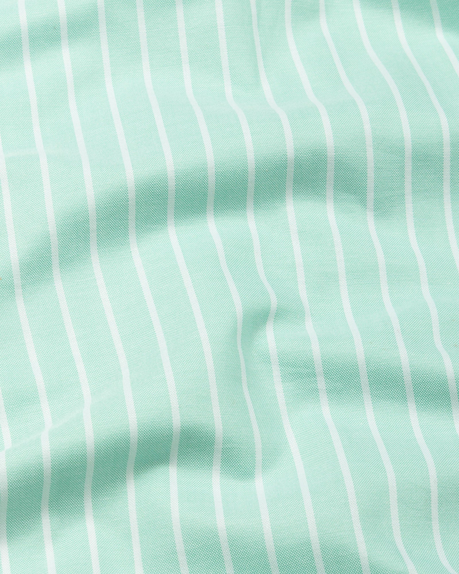 Julian Green Oxford Cotton Stripe Button Down Shirt - Bullane