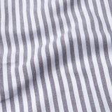 Armin Black Stripe Oxford Cotton Mandarin Shirt