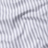 Armin Silver Stripe Oxford Cotton Mandarin Shirt