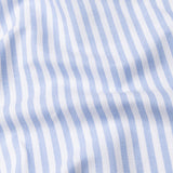Armin Sky Blue Stripe Oxford Cotton Mandarin Shirt