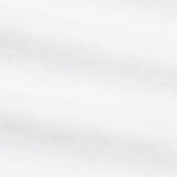 Axors White Linen Plain Mandarin Shirt - Bullane