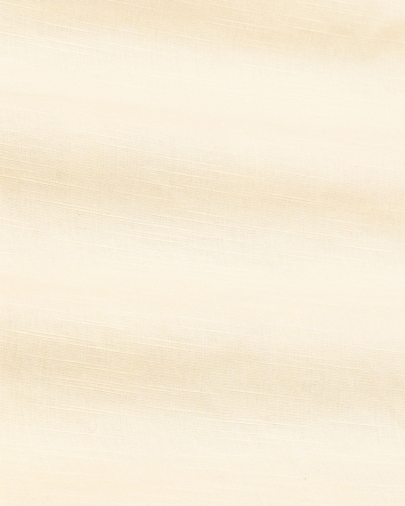 Axors Light Yellow Linen Plain Mandarin Shirt - Bullane