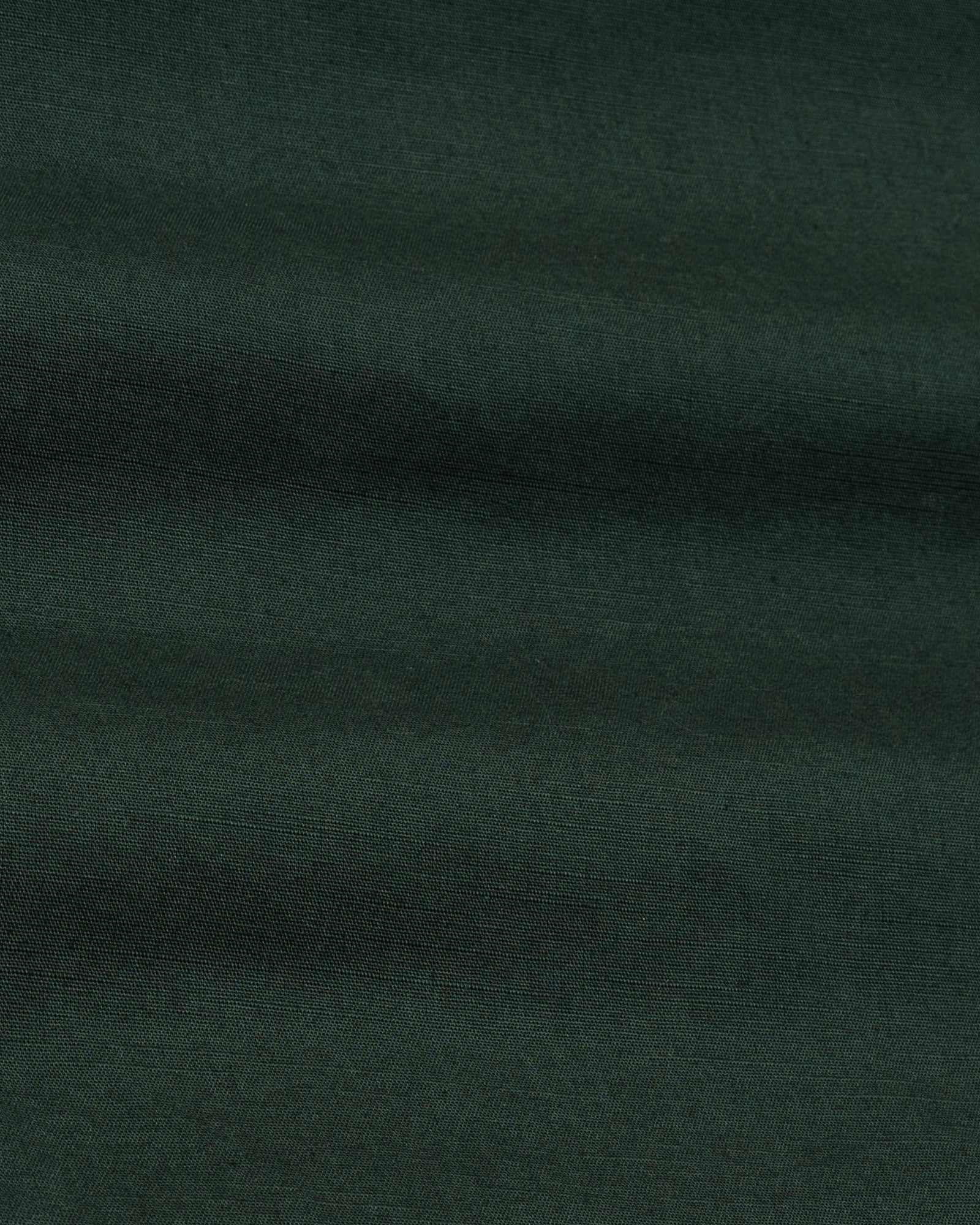 Axors Green Linen Plain Mandarin Shirt - Bullane